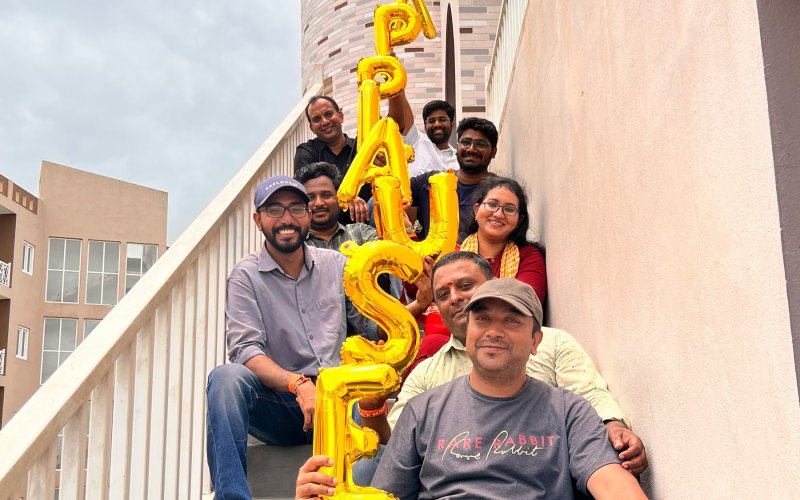 India office with APPLAUSE balloons